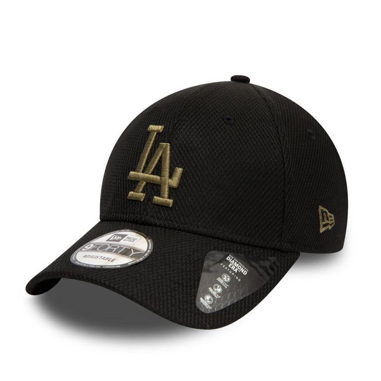 Gorras New Era 9forty Negros - LA Dodgers Diamond Era 32196VMEZ